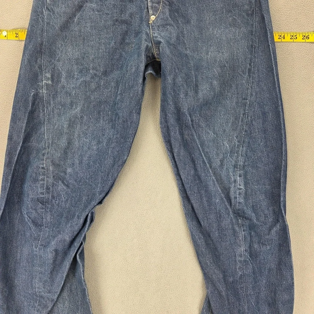 VTG Levis Engineered Jeans Mens Blue Twisted Medium Wash Button Fly Fits 30x30